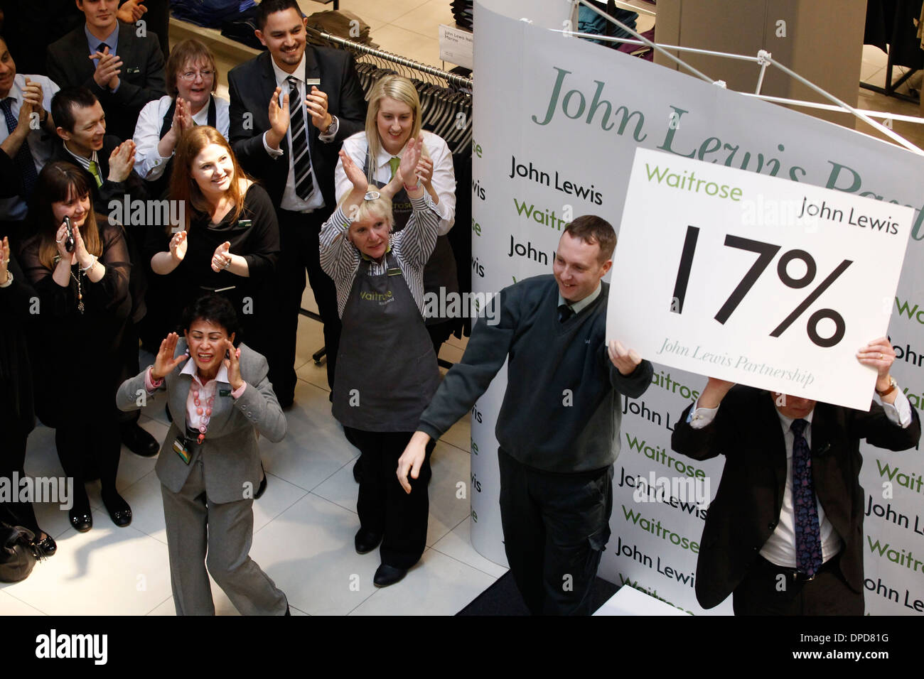 John Lewis flagship Oxford Street store in central London Stock Photo