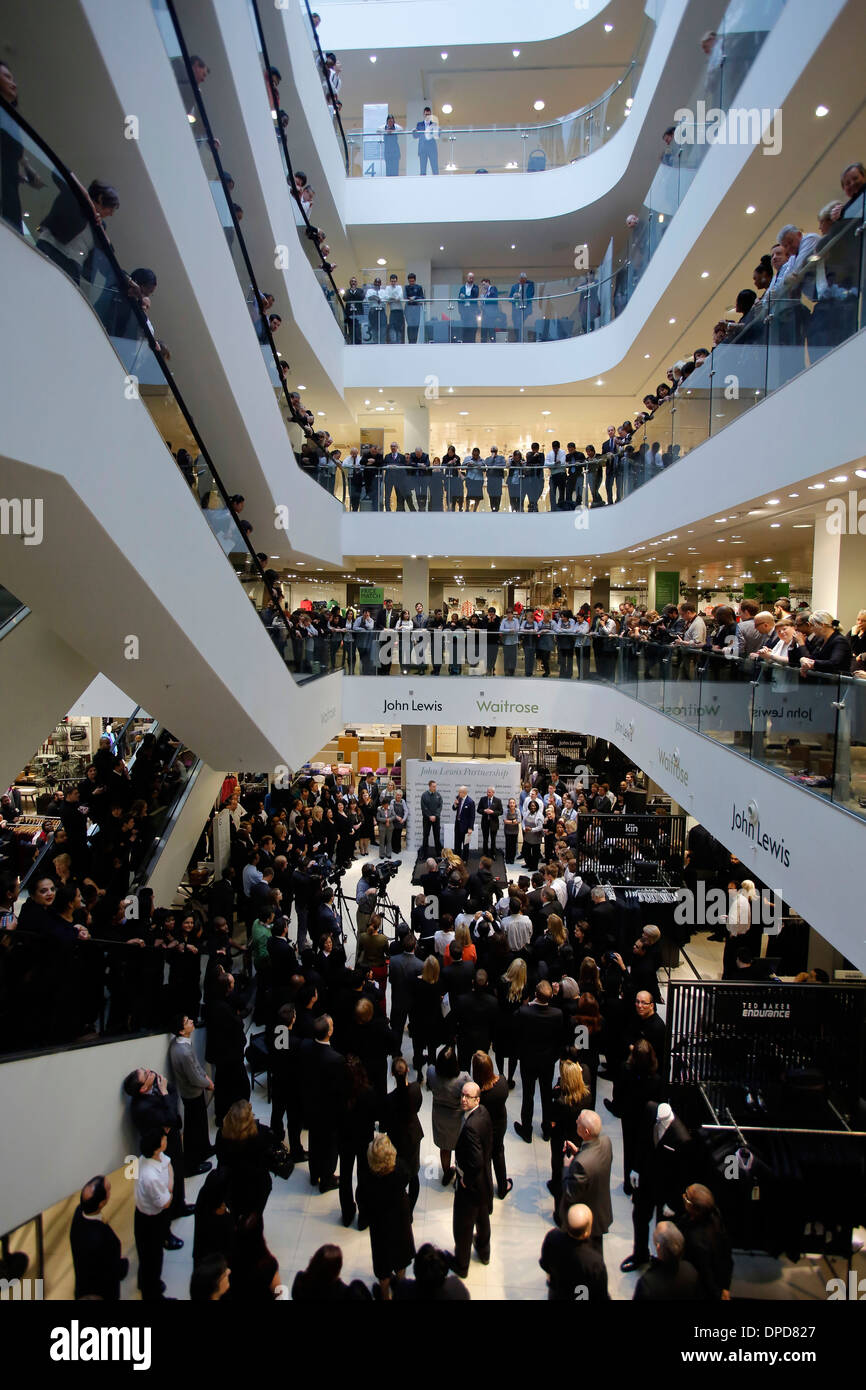 John Lewis flagship Oxford Street store in central London Stock Photo