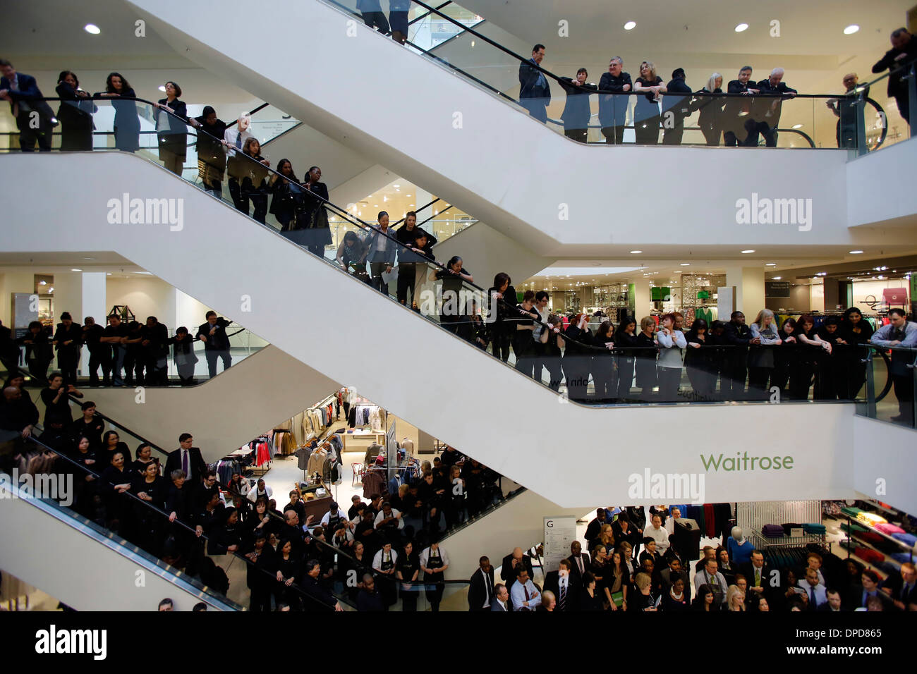 John Lewis flagship Oxford Street store in central London Stock Photo