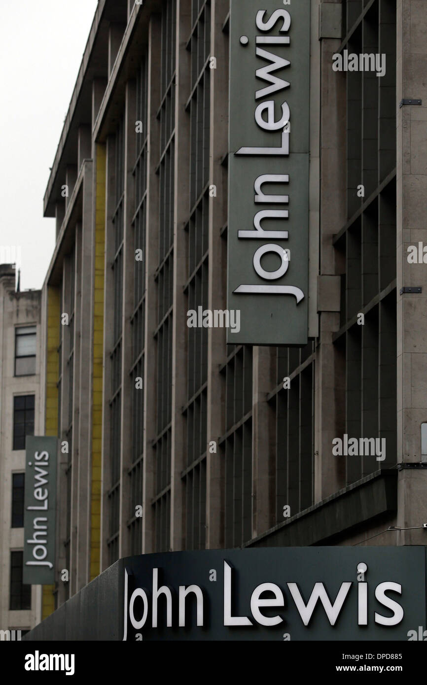 John Lewis flagship Oxford Street store in central London Stock Photo