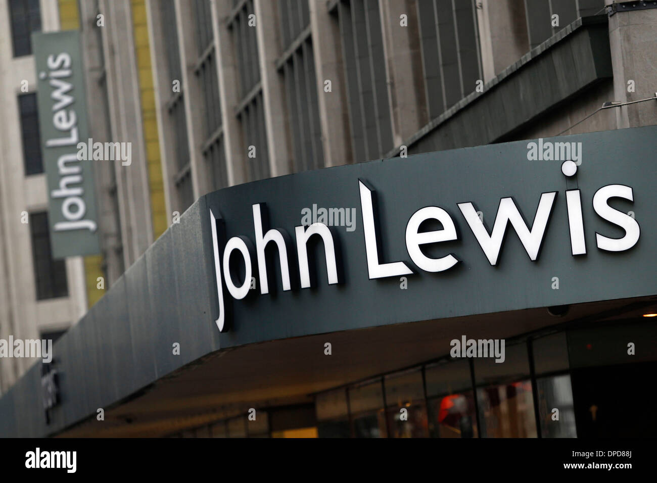 John Lewis flagship Oxford Street store in central London Stock Photo