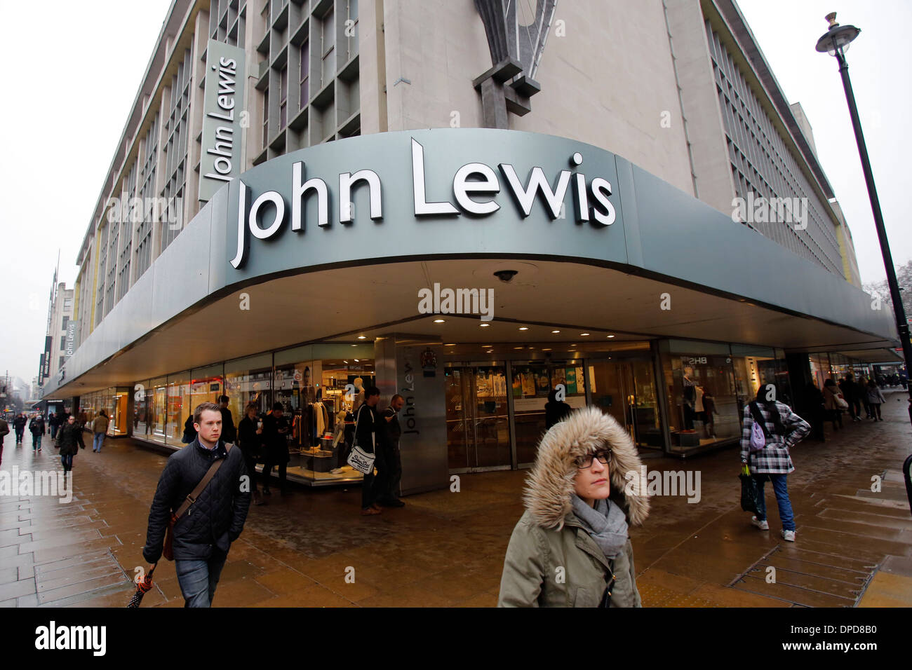 John Lewis flagship Oxford Street store in central London Stock Photo