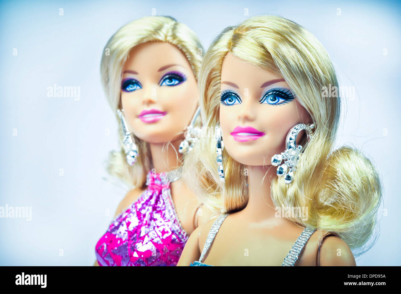 two barbie doll