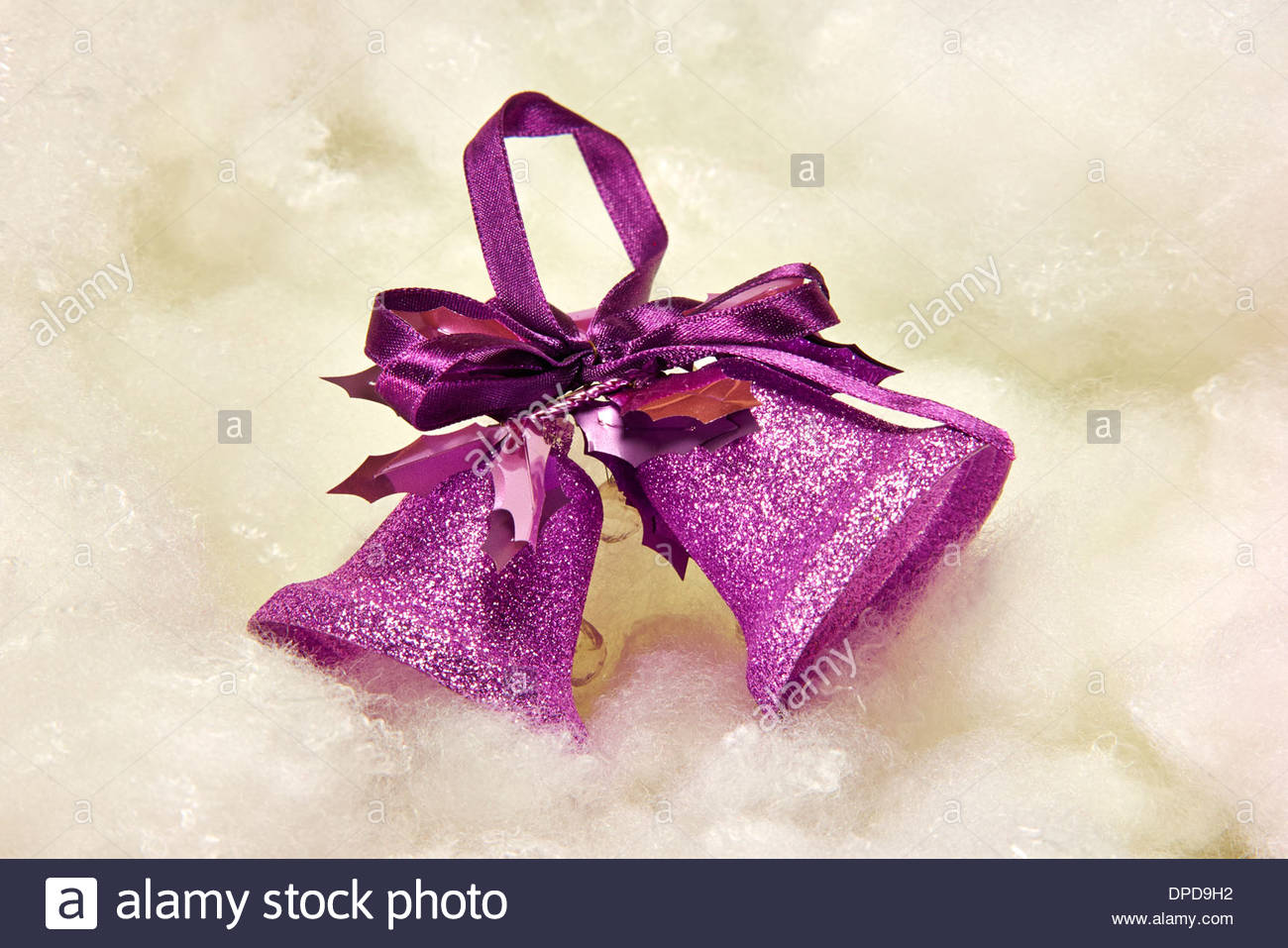 Download Purple Christmas Bells Decorations Stock Photo Alamy
