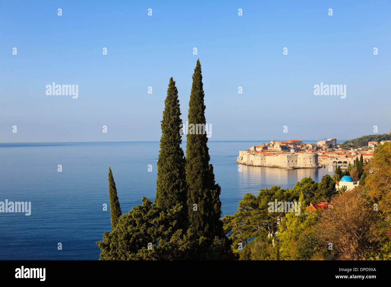 Croatia, Dubrovnik, View of old town Stock Photo