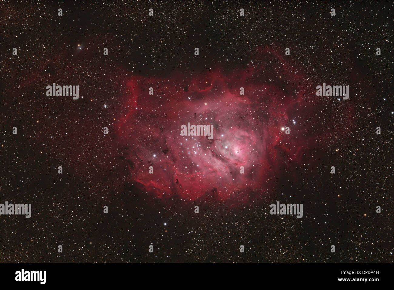 Laguna Nebula, emission nebula Stock Photo