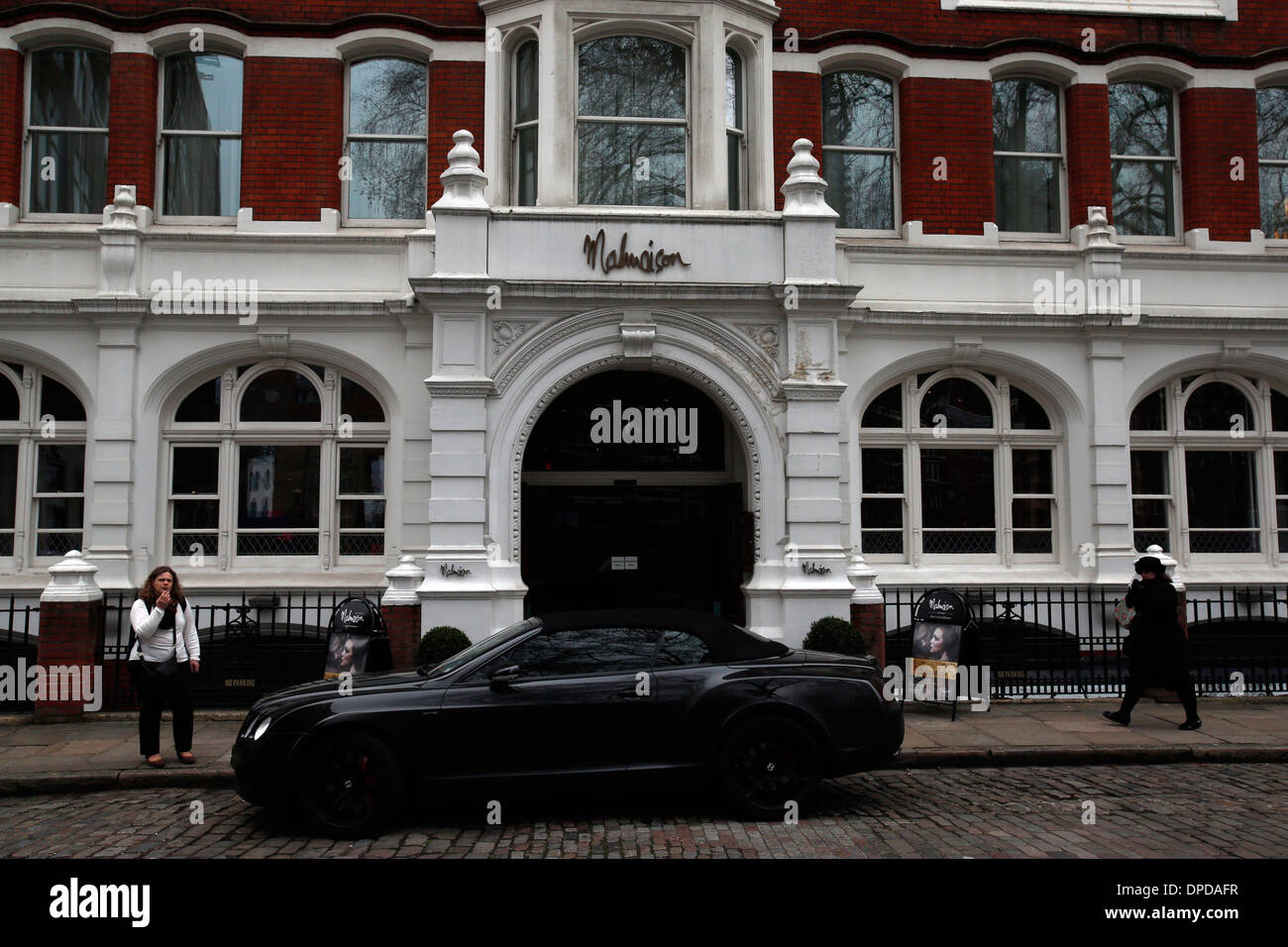 Malmaison London hotel at Charterhouse Square in London, Stock Photo