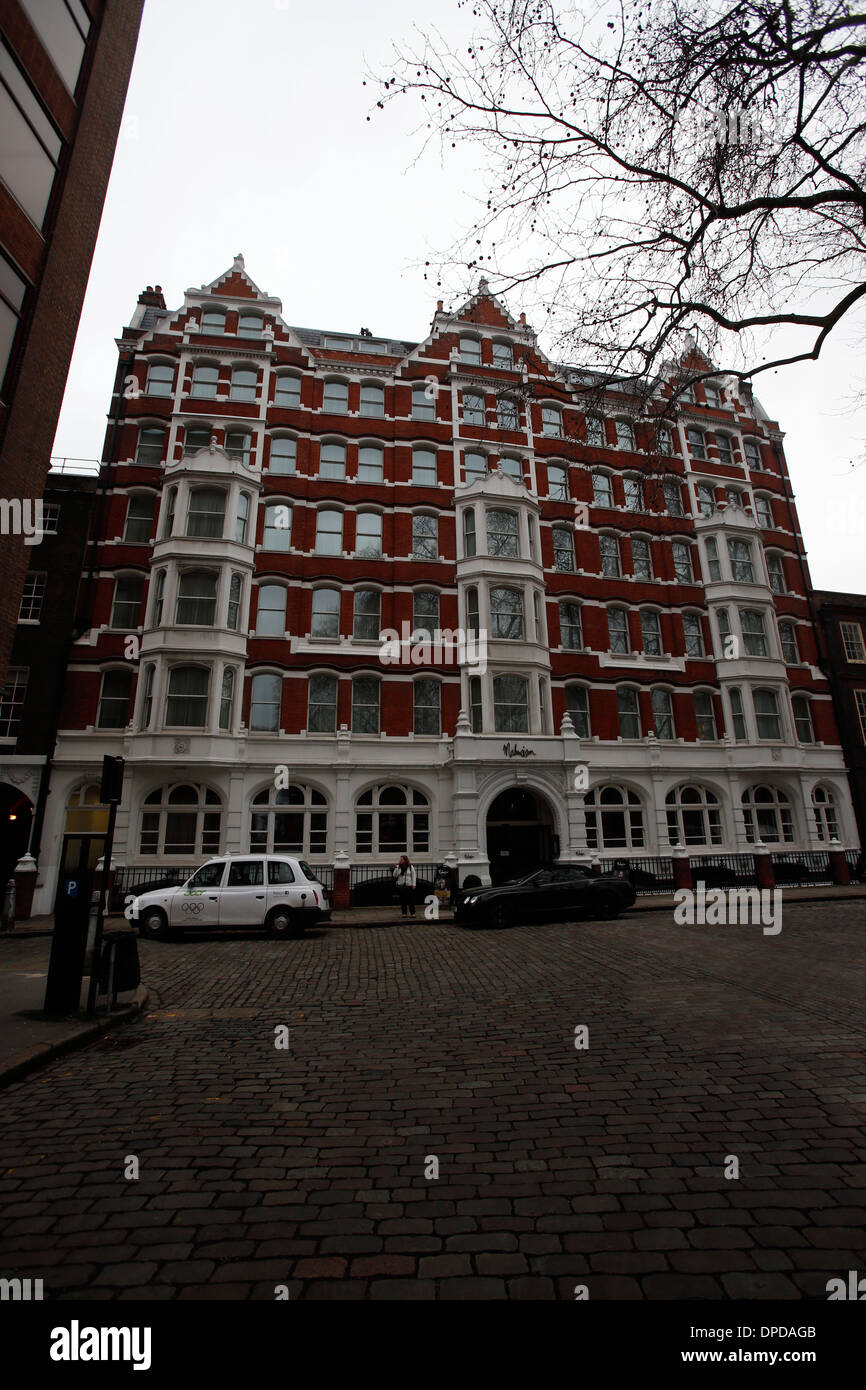 Malmaison London hotel at Charterhouse Square in London, Stock Photo