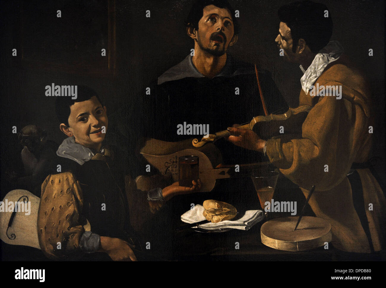 Diego Velazquez (15991660). Spanish Baroque painter. The musicians, c