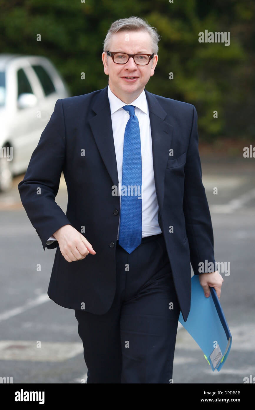 Education Secretary Michael Gove at Bethnal Green Academy in London Britain 14 March 2013. Stock Photo
