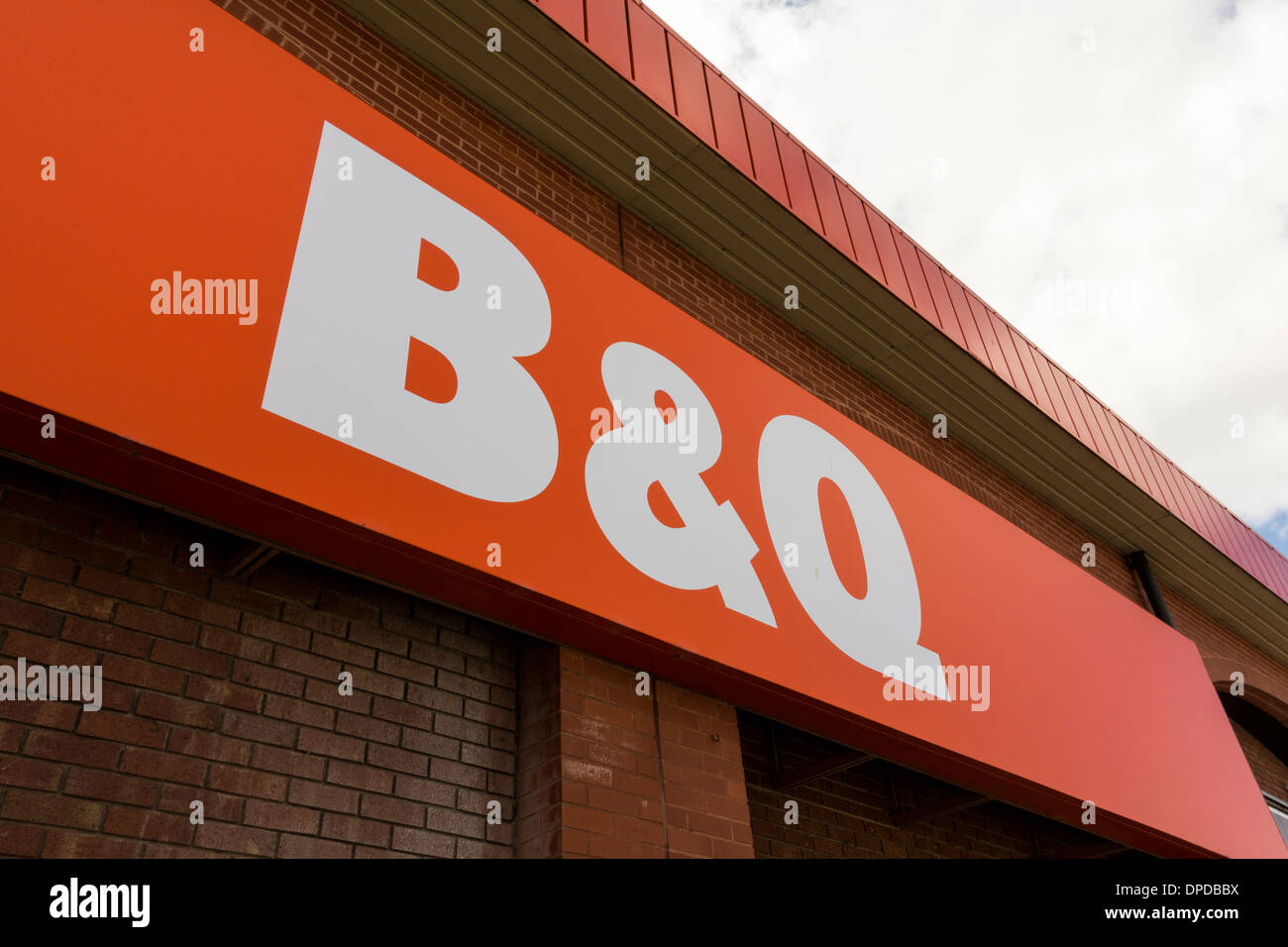 B&Q plc is a British multinational DIY and home improvement retailing company. Stock Photo