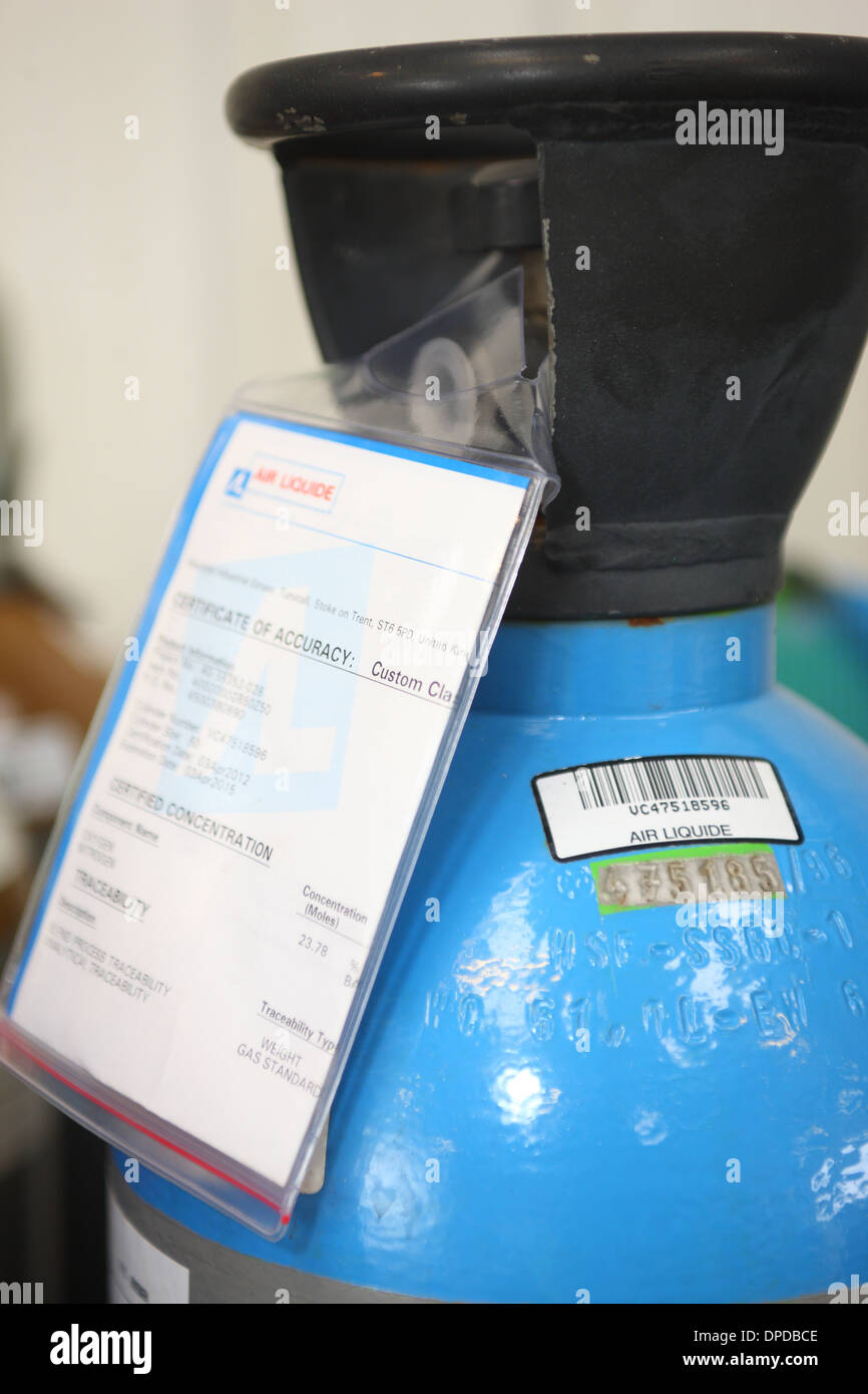 Gas Cylinder Industry Stock Photo Alamy