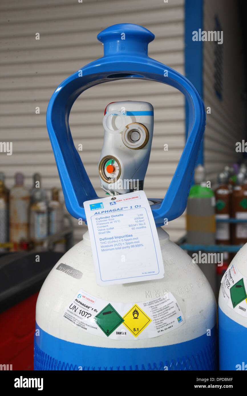 Gas Cylinder Industry Stock Photo Alamy