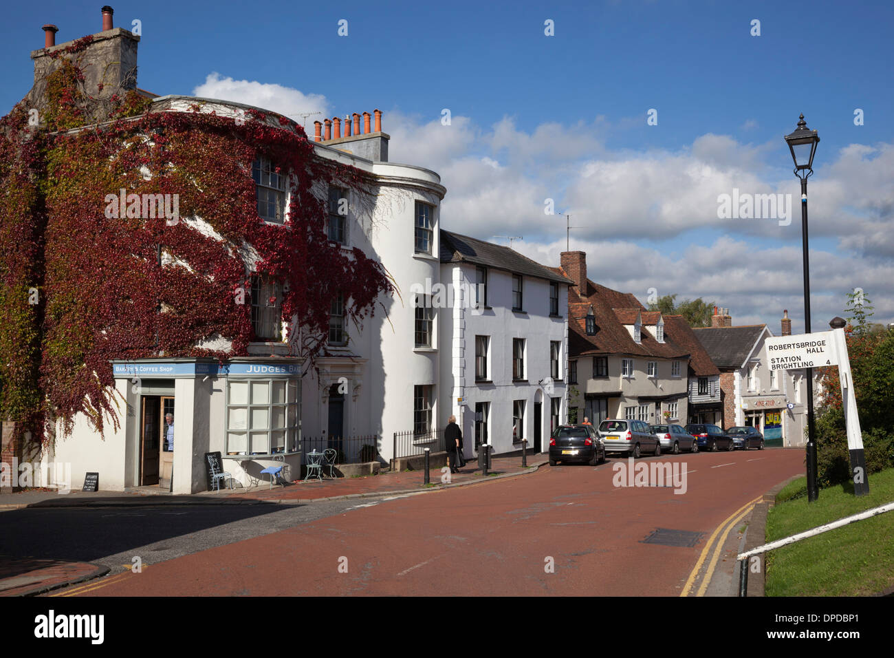 View along the High Street Stock Photo