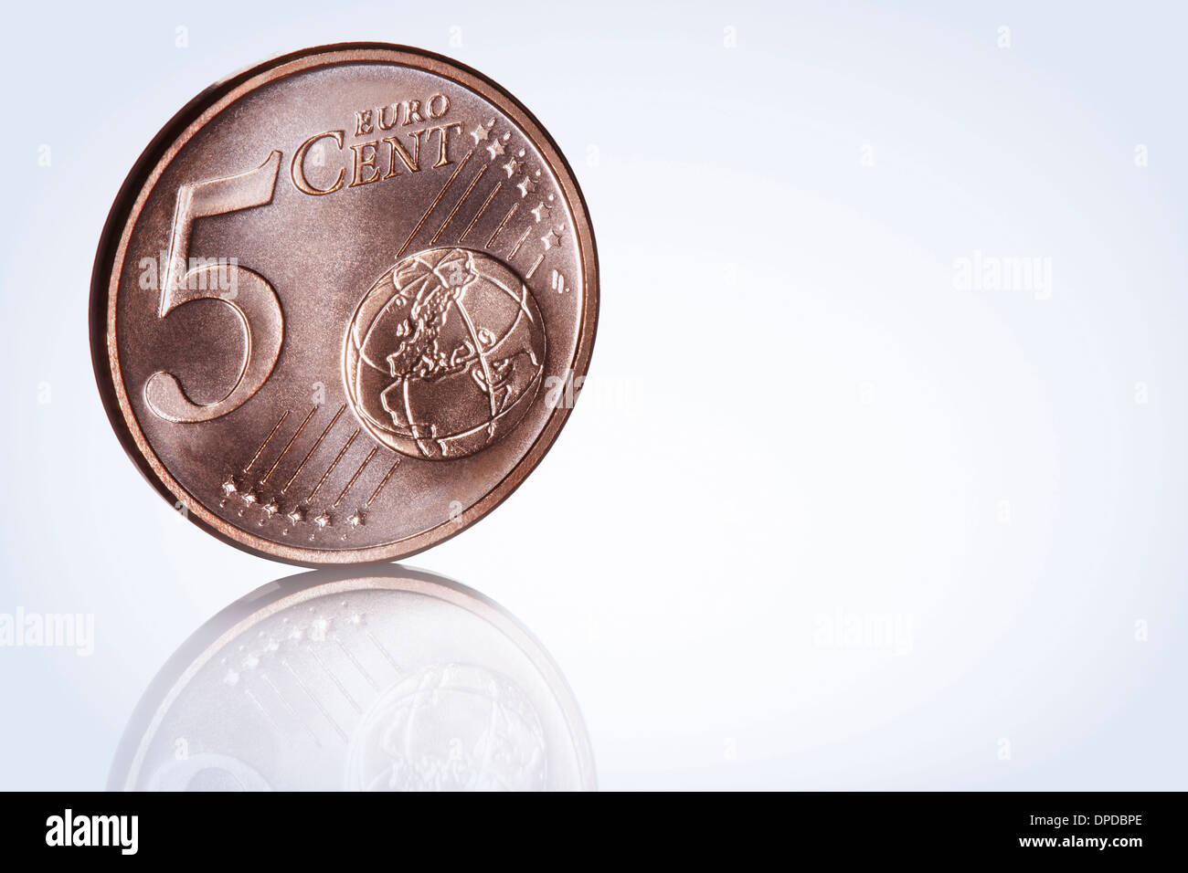 euro cent coin Stock Photo