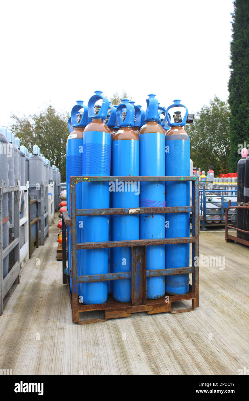 Gas Cylinder Industry Stock Photo Alamy