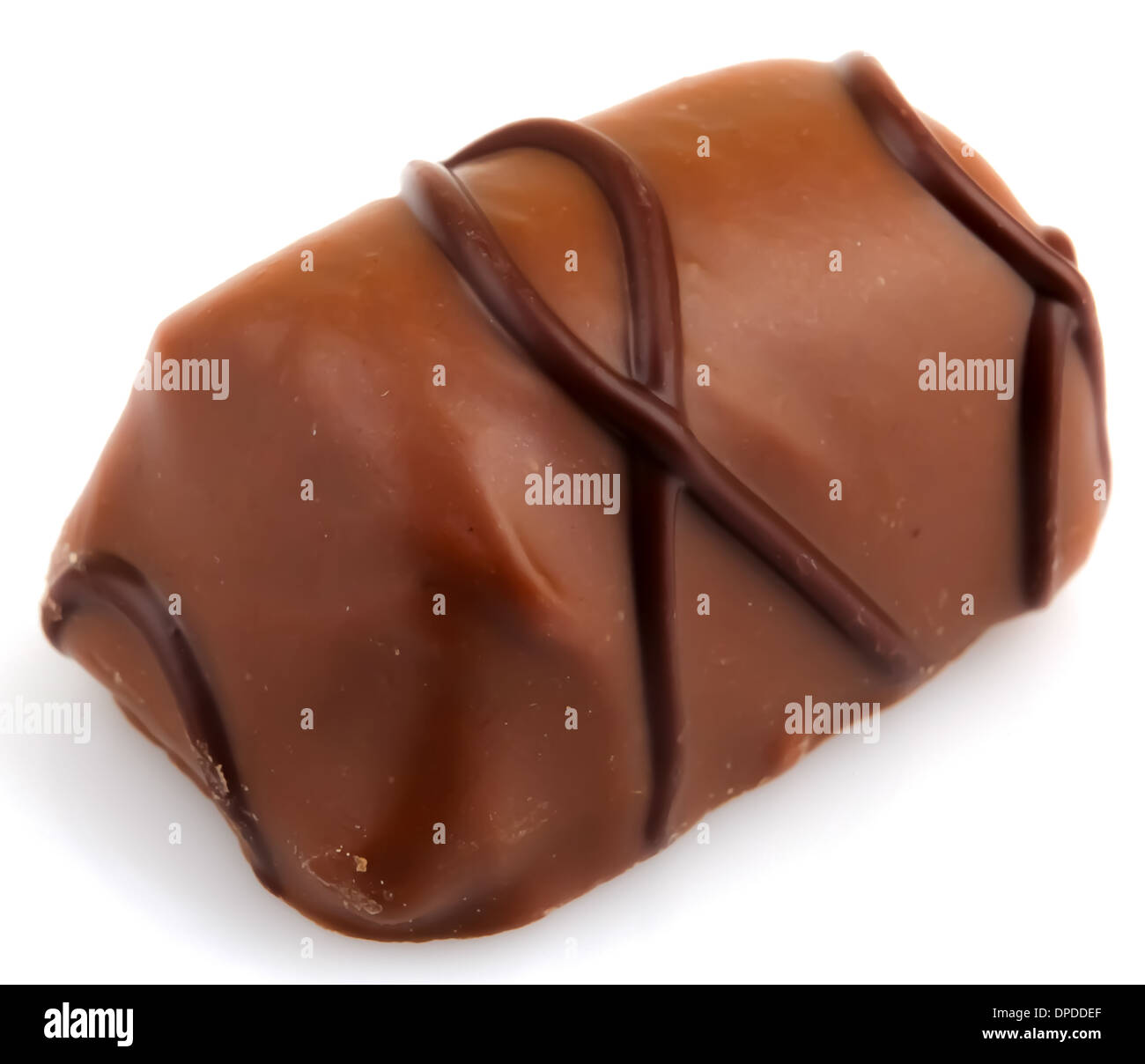 Chocolate Truffles Isolated On White Background Stock Photo - Alamy