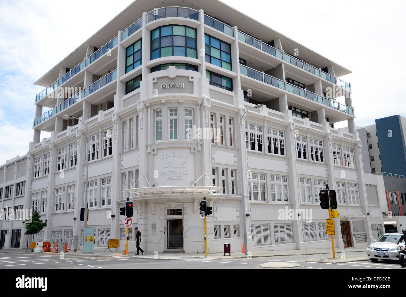 An Art Deco building in Perth, Western Australia Stock Photo
