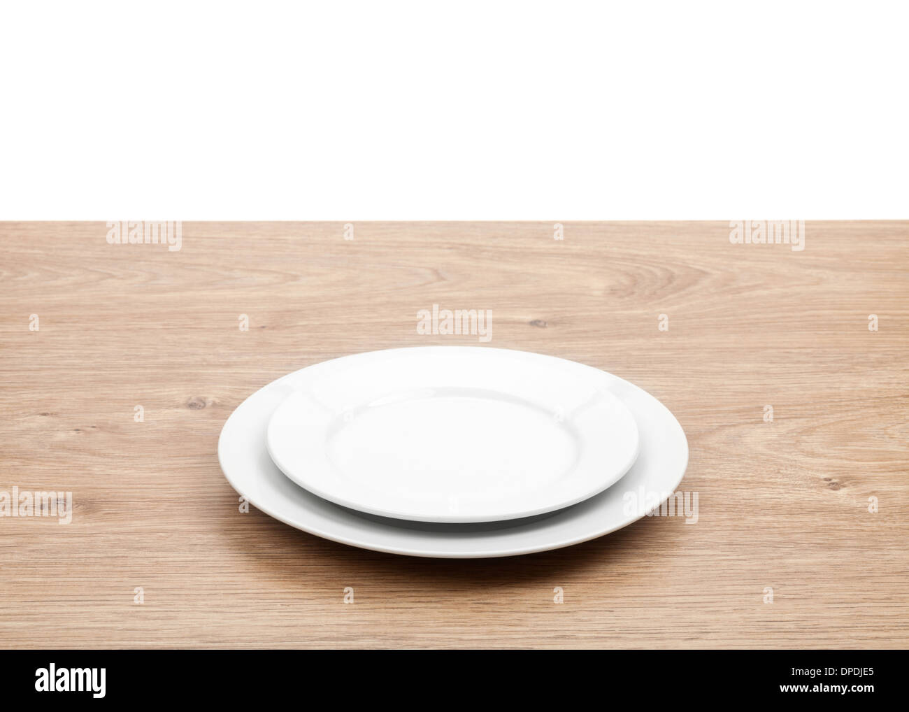 Empty plates on table hires stock photography and images Alamy