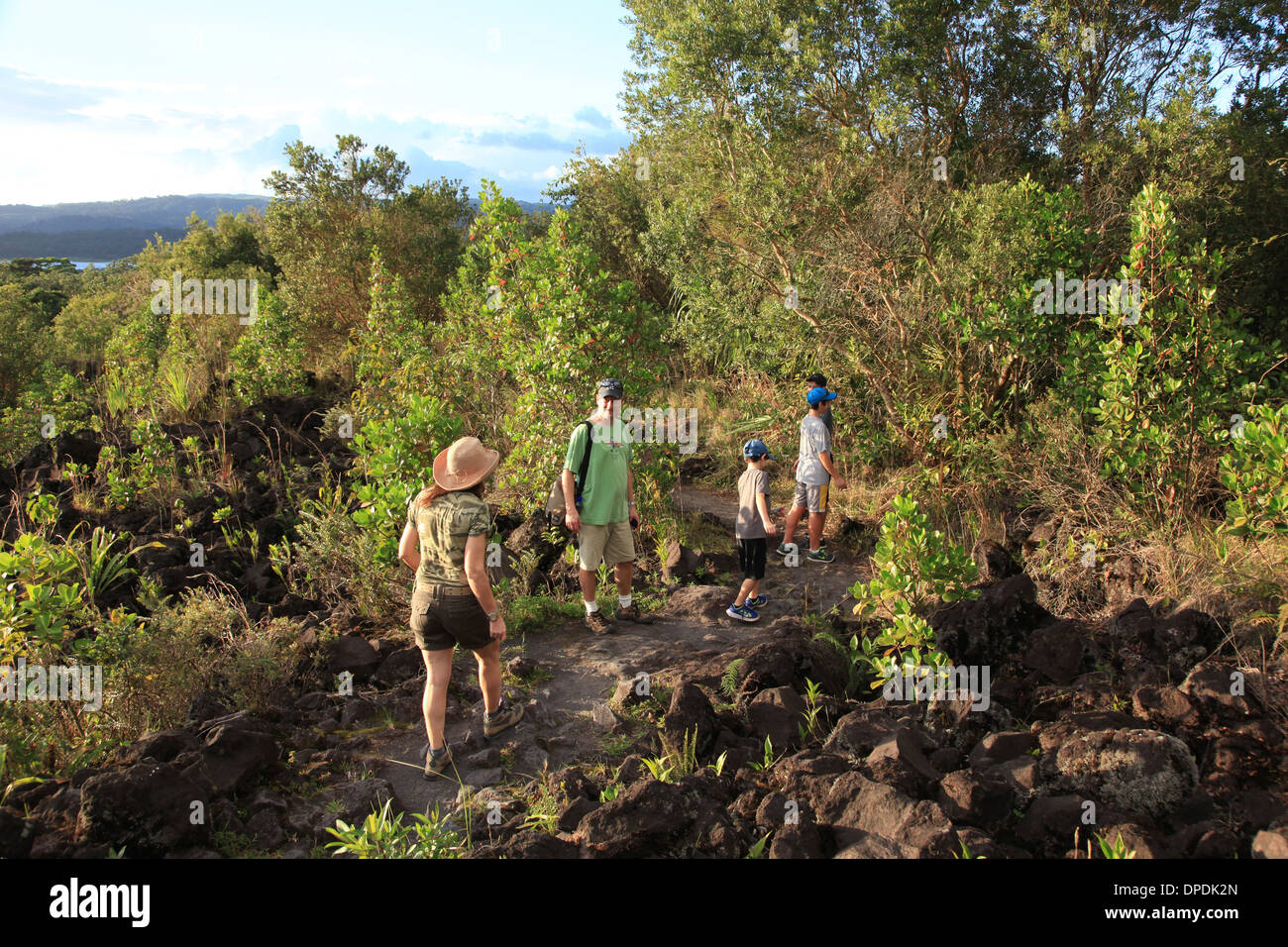 Family exploring Costa Rica Stock Photo - Alamy