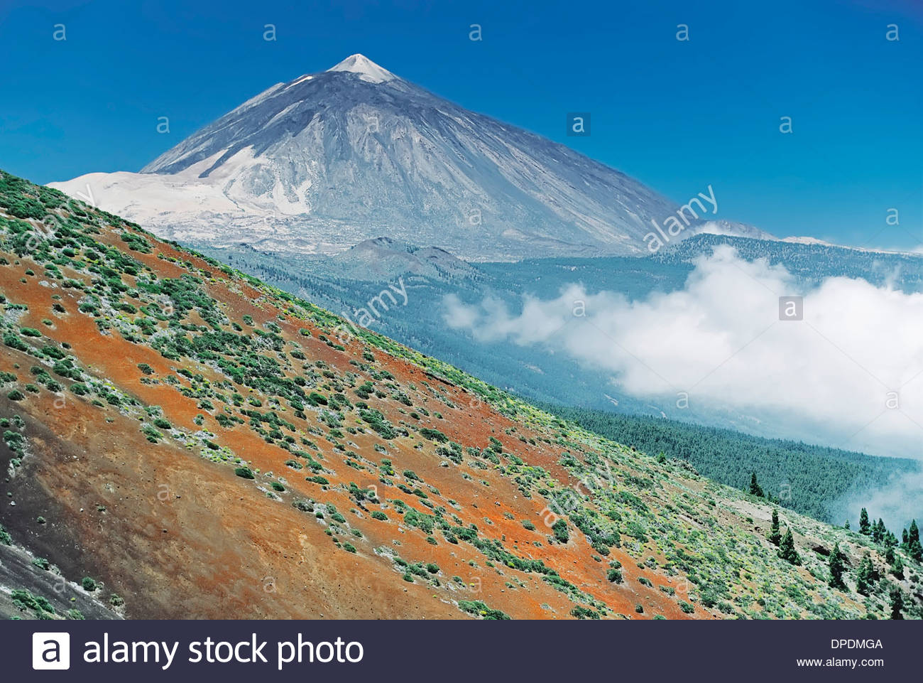 Teide mountain, Tenerife, Canary Islands, Spain Stock Photo