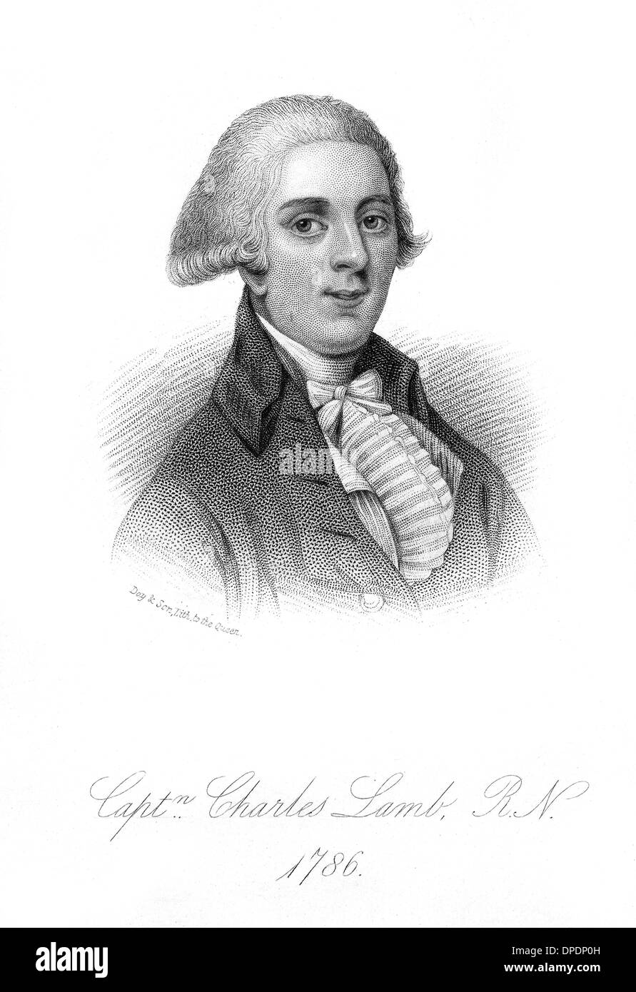 CHARLES LAMB, NAVAL Stock Photo