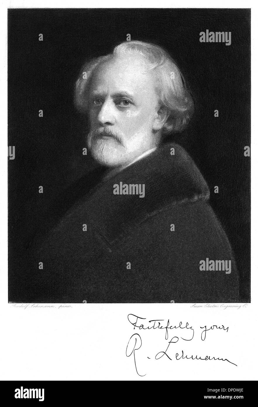 RUDOLF LEHMANN, ARTIST Stock Photo Alamy