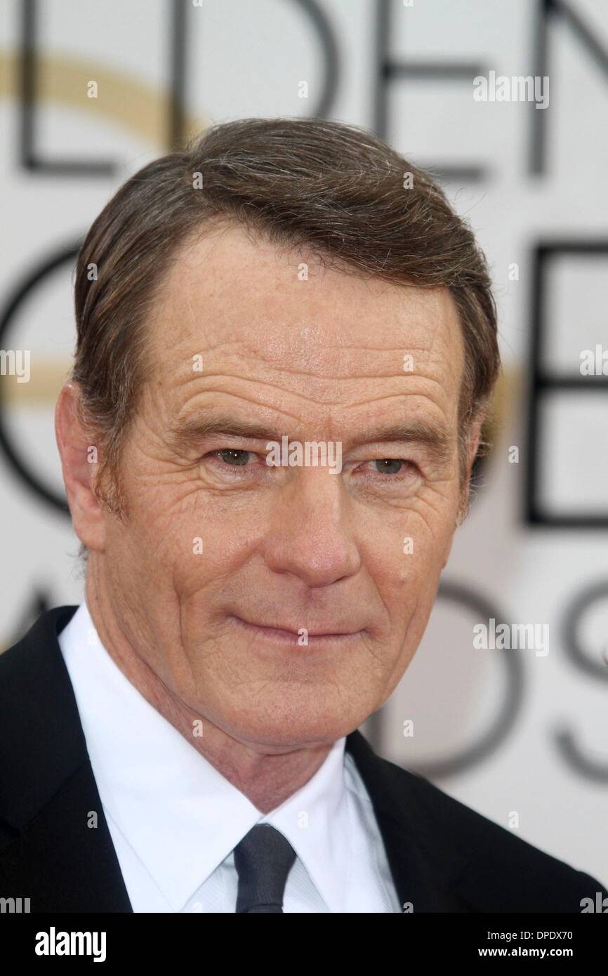Beverly Hills, CA, USA. 12th Jan, 2014. Bryan Cranston at arrivals for 71st Golden Globes Awards - Arrivals, The Beverly Hilton Hotel, Beverly Hills, CA January 12, 2014. Credit:  Charlie Williams/Everett Collection/Alamy Live News Stock Photo