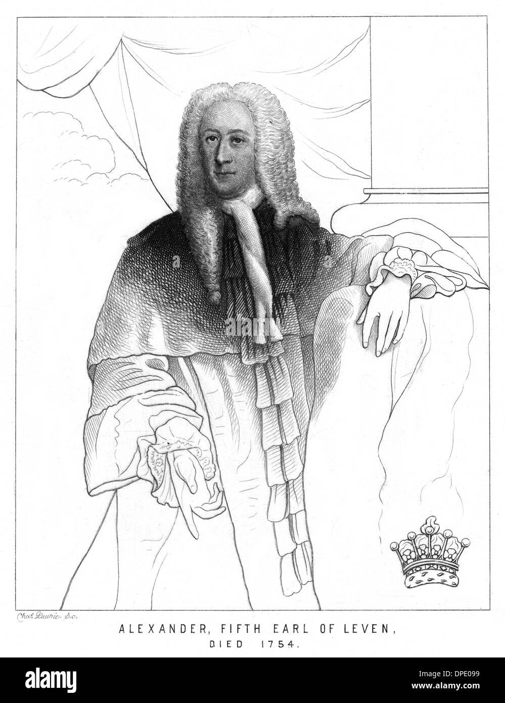 FIFTH EARLK OF LEVEN Stock Photo Alamy