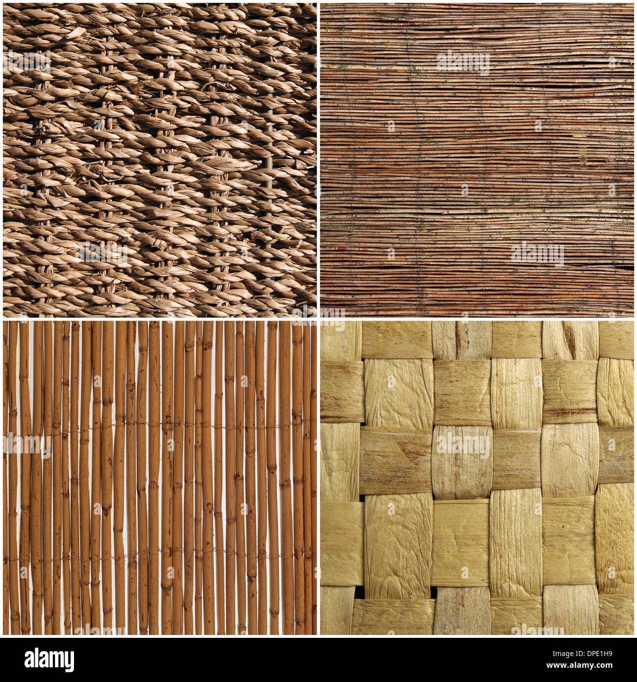 set of woven texture or background Stock Photo - Alamy