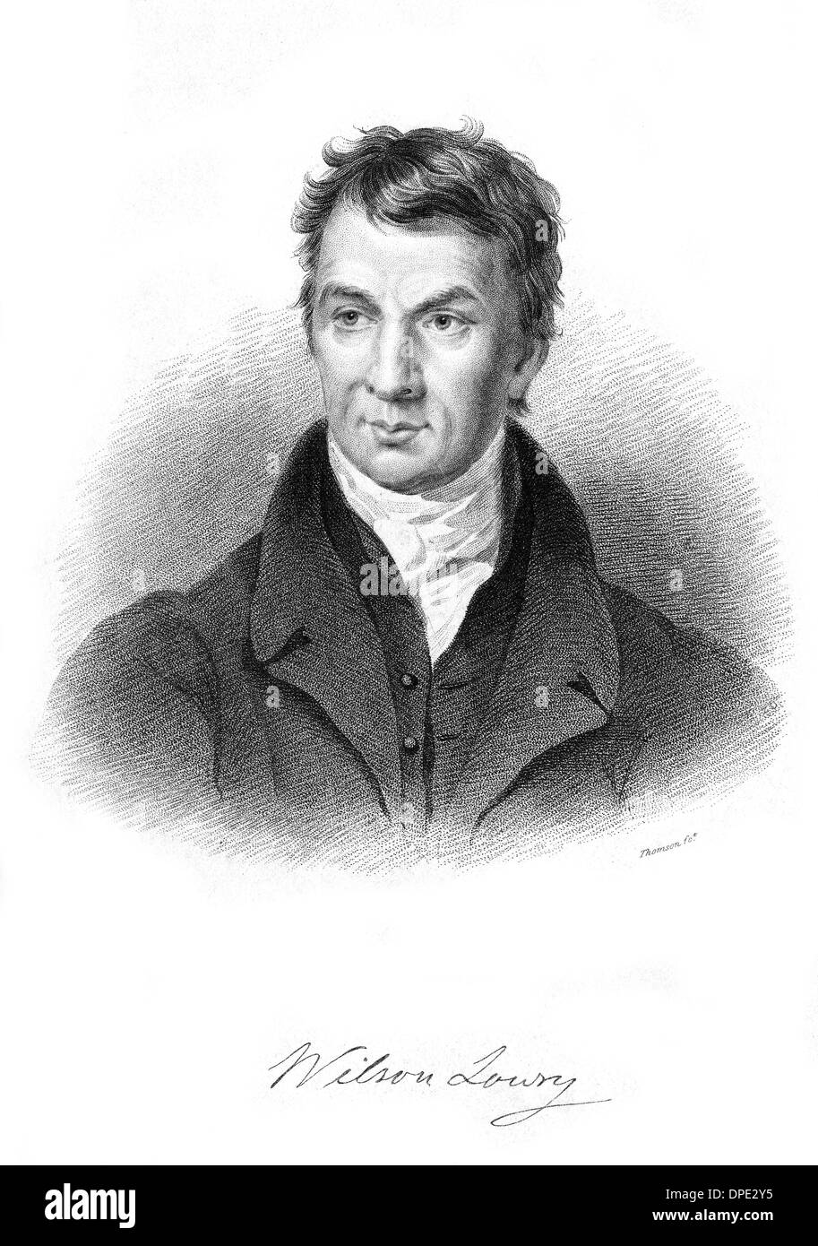 WILSON LOWRY, ENGRAVER Stock Photo Alamy