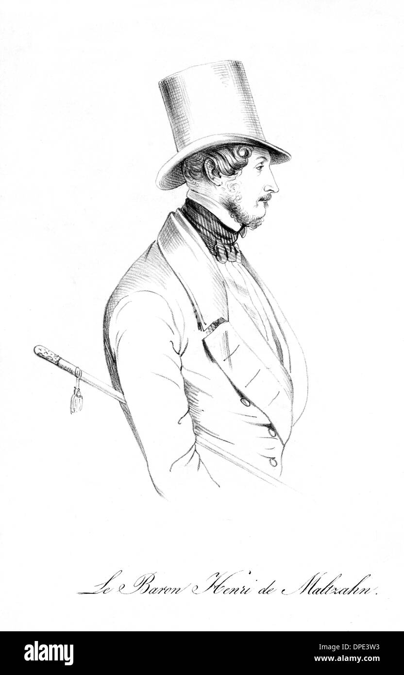 HEINRICH VON MALTZAN Stock Photo Alamy