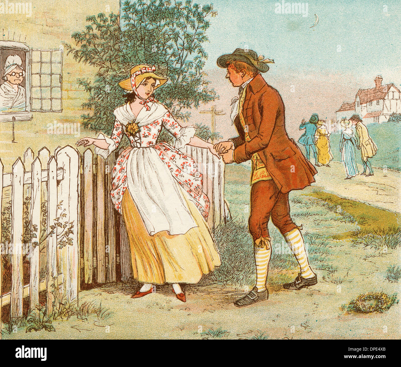 LASSES AND LADS' Stock Photo Alamy