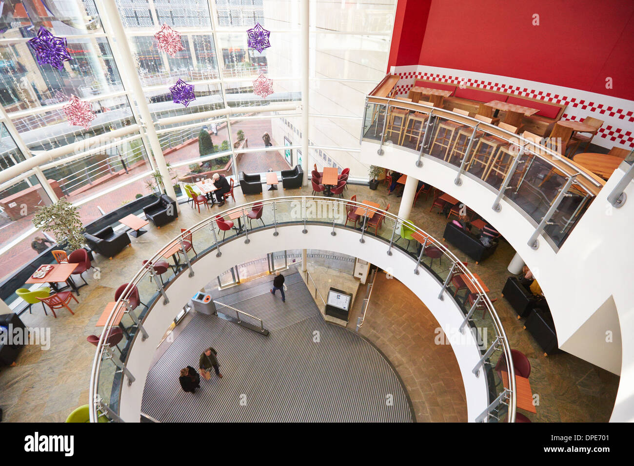 General view of the oracle shopping centre in Reading Stock Photo