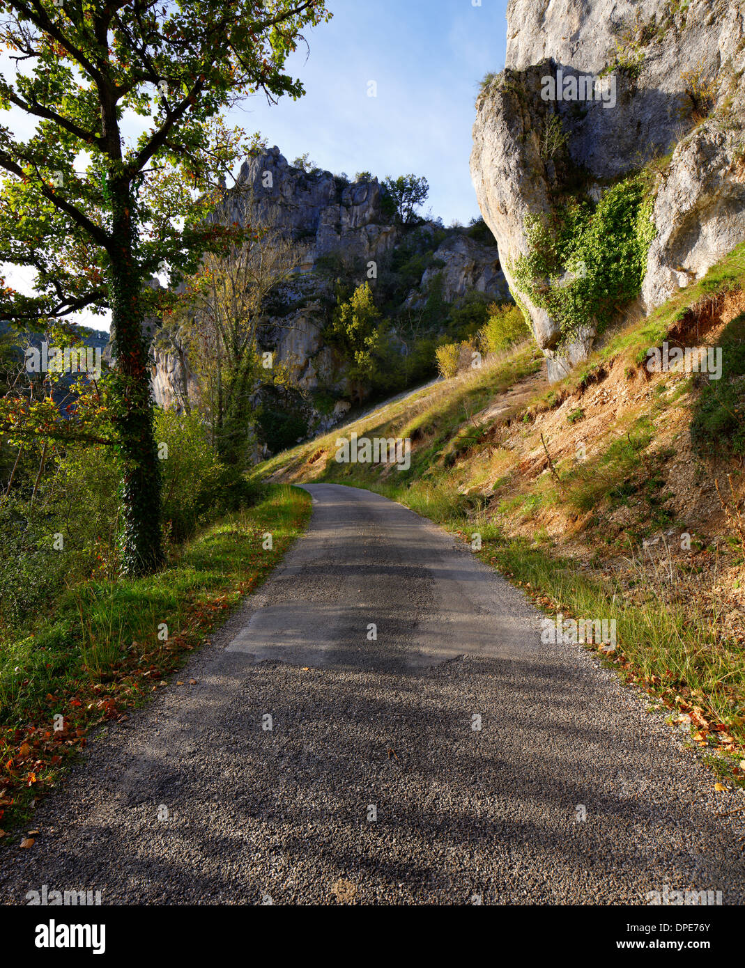 Road south france hi-res stock photography and images - Alamy