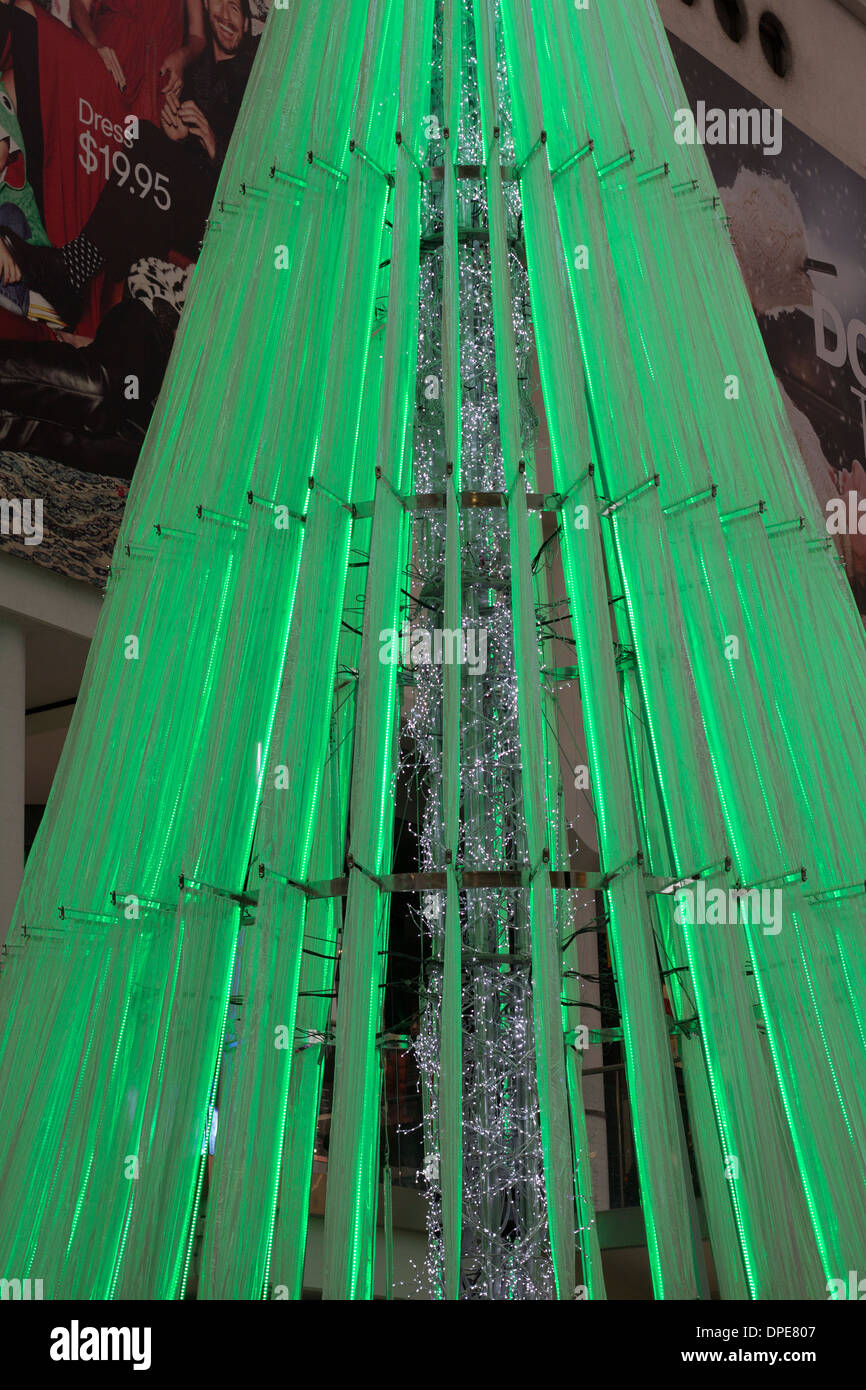 Electric Christmas Tree at the Eaton Centre in downtown Toronto Stock Photo Alamy