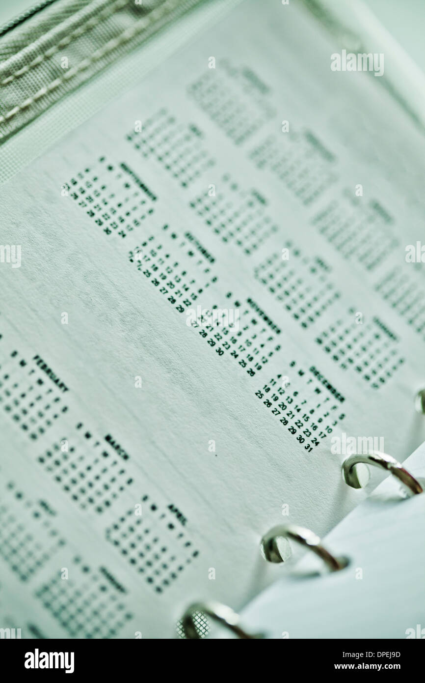 Diary still life hi-res stock photography and images - Alamy