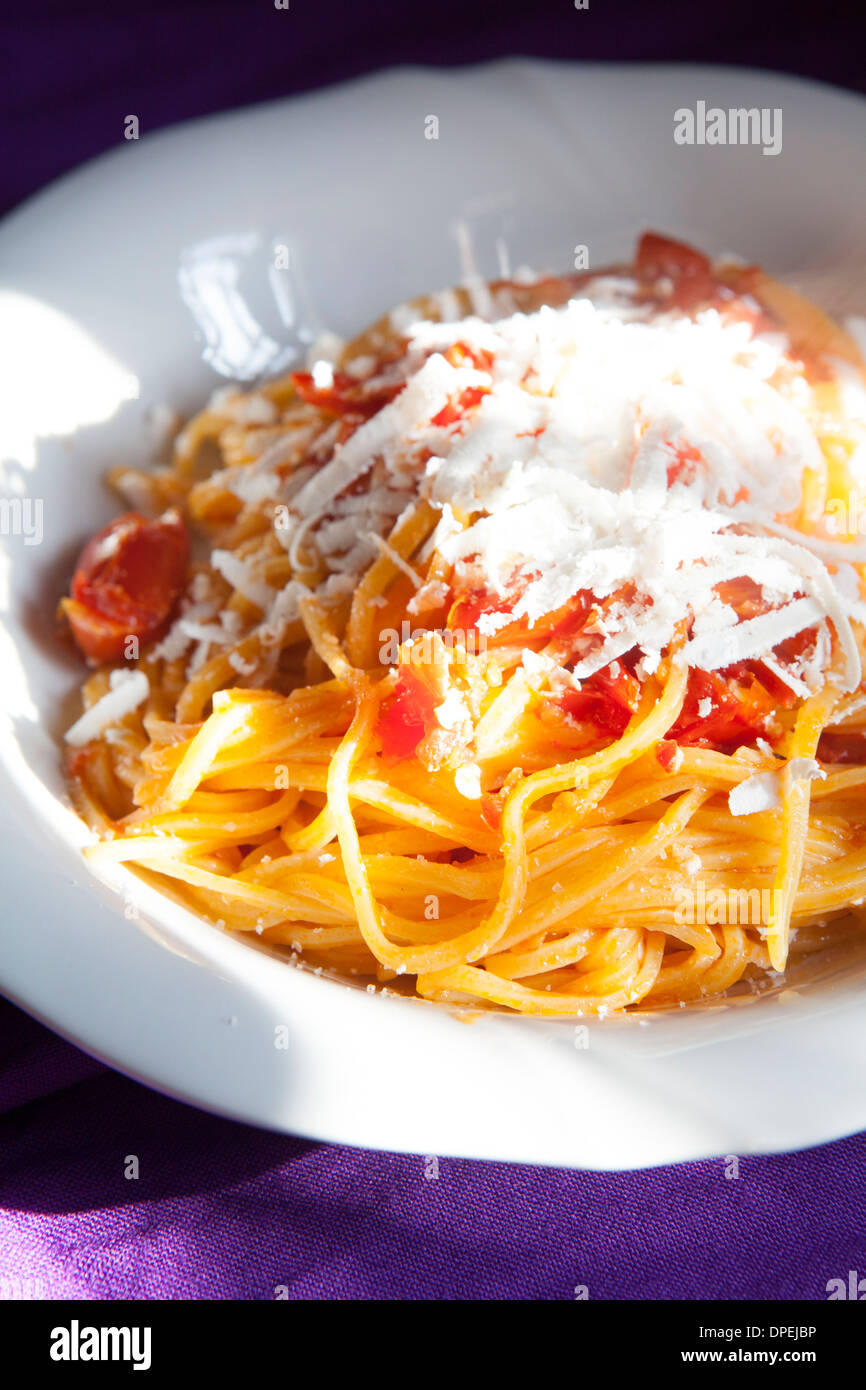 pasta-with-tomato-sauce-stock-photo-alamy