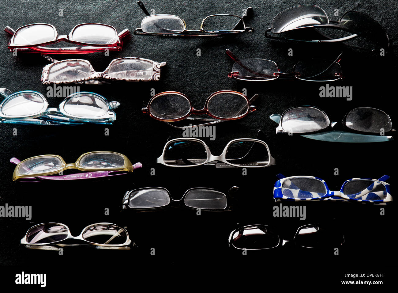 eyeglasses and sunglasses Stock Photo