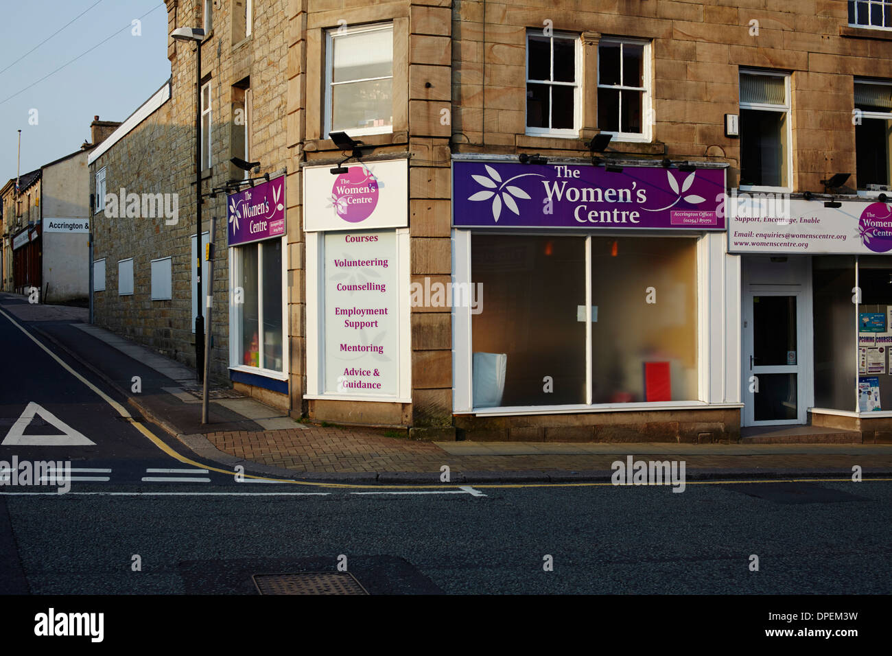 The Women's Centre Accrington uk Stock Photo