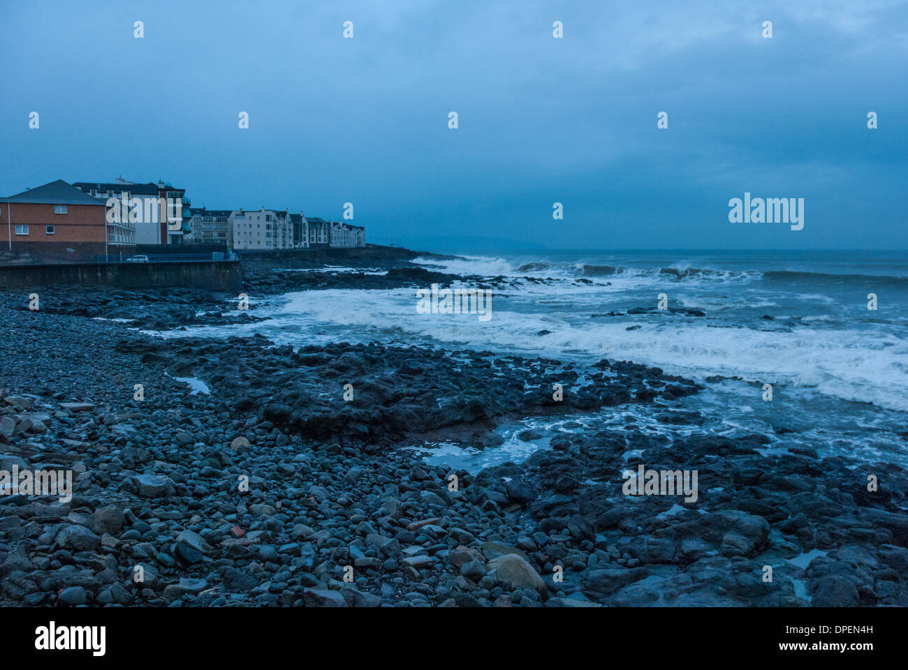 Rough Seas on the north Antrim coast Stock Photo Alamy