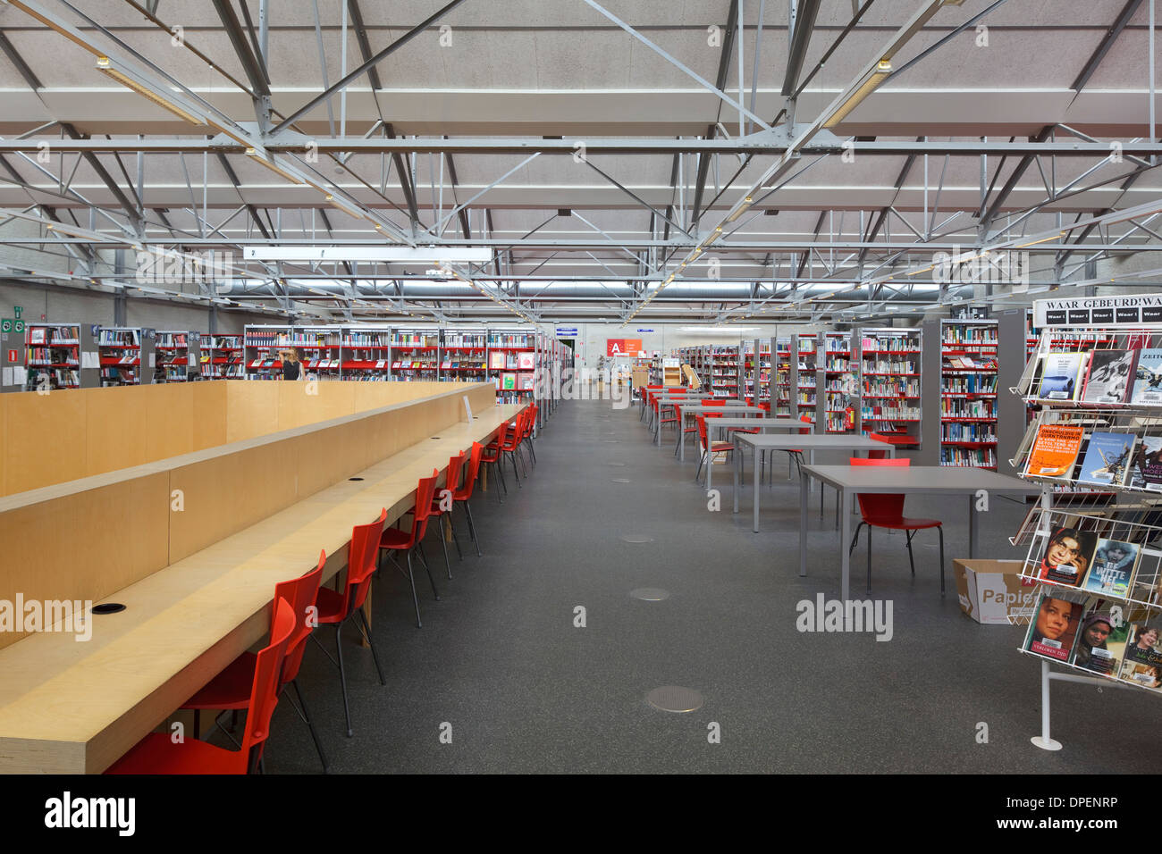 Permeke Library (Openbare Bibliotheek Permeke), Antwerp, Belgium Stock  Photo - Alamy