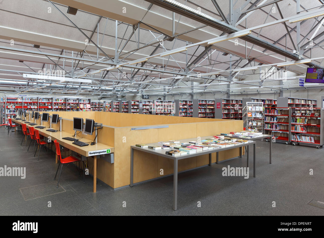 Permeke Library (Openbare Bibliotheek Permeke), Antwerp, Belgium Stock  Photo - Alamy