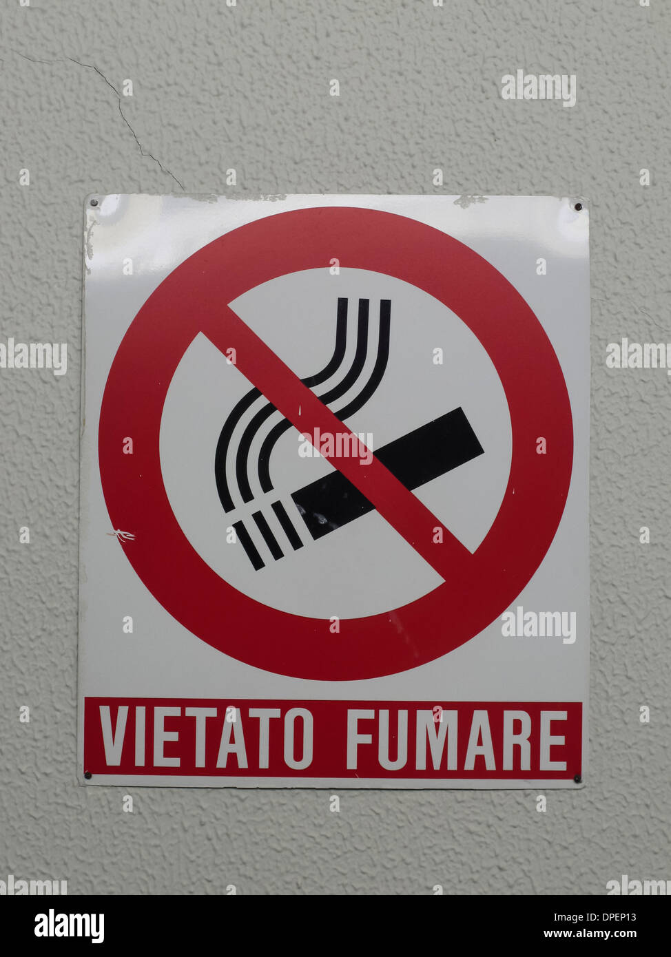 vietato fumare,no smoking Stock Photo