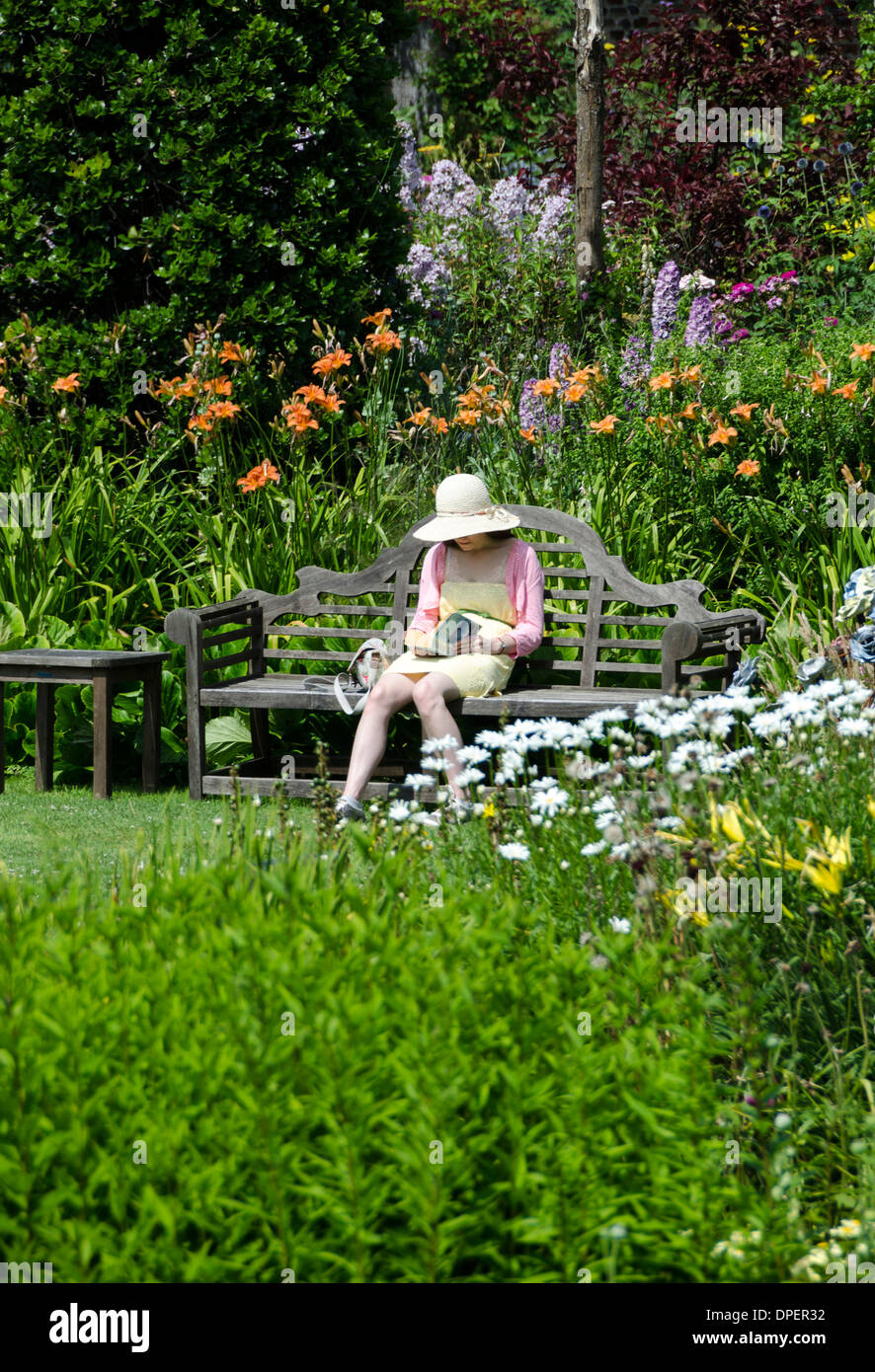 Public Gardens in Sandwich Stock Photo Alamy