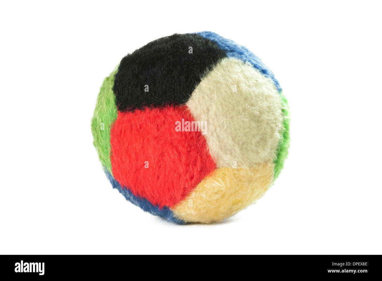 Colorful plush ball Stock Photo