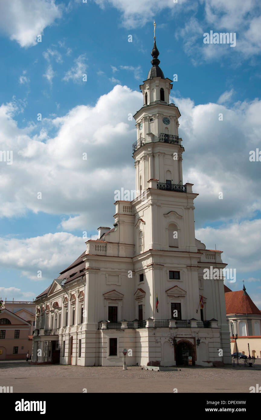 Old Town Hall, Vilnius, Lithuania, Baltic States Stock Photo