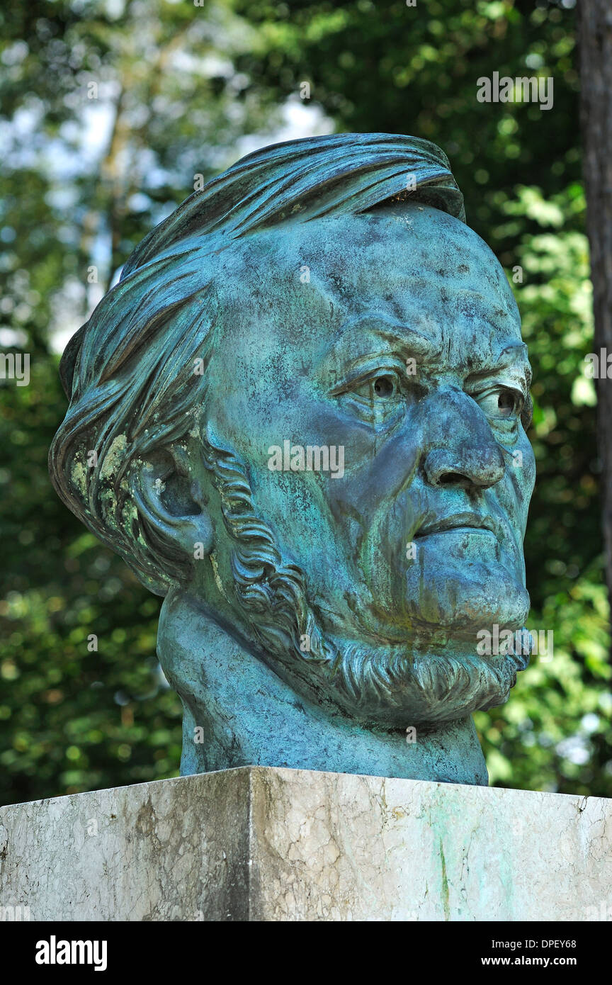 Bronze bust of the composer Richard Wagner, Arno Brecker, Festival