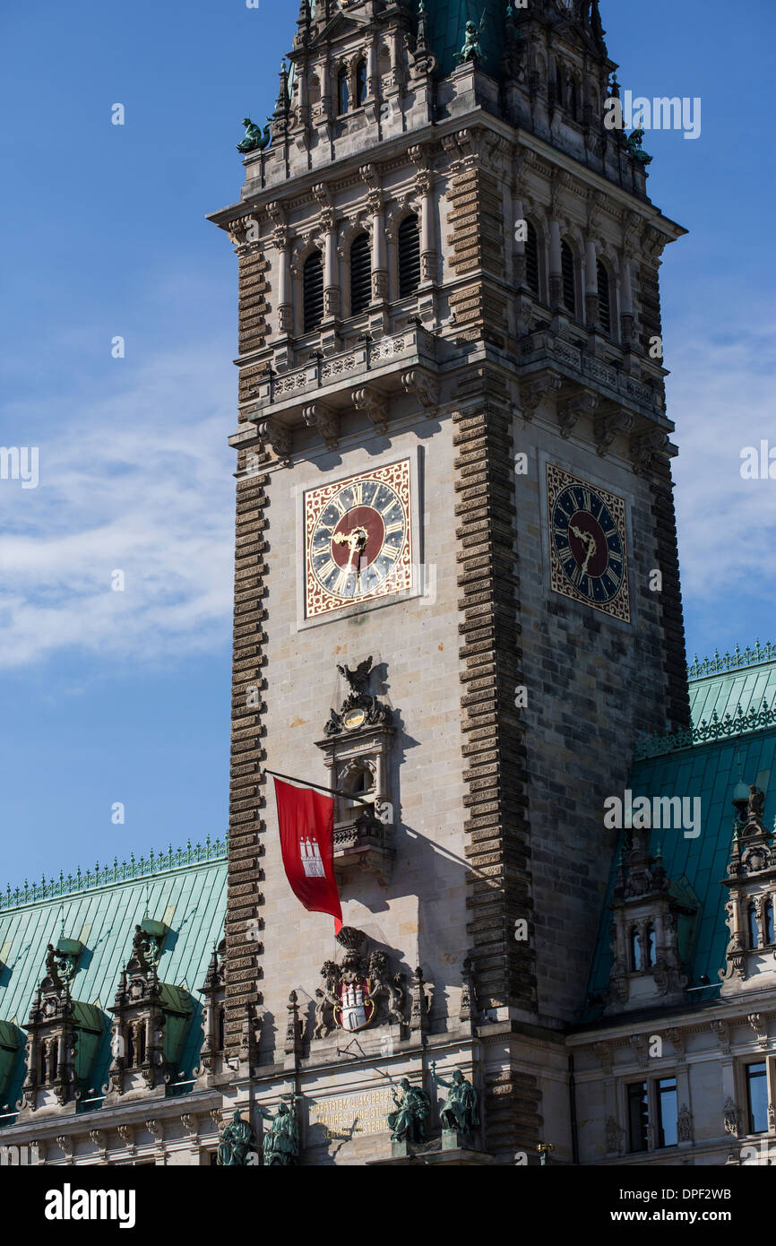 The Rathaus, Hamburg, Germany Stock Photo Alamy