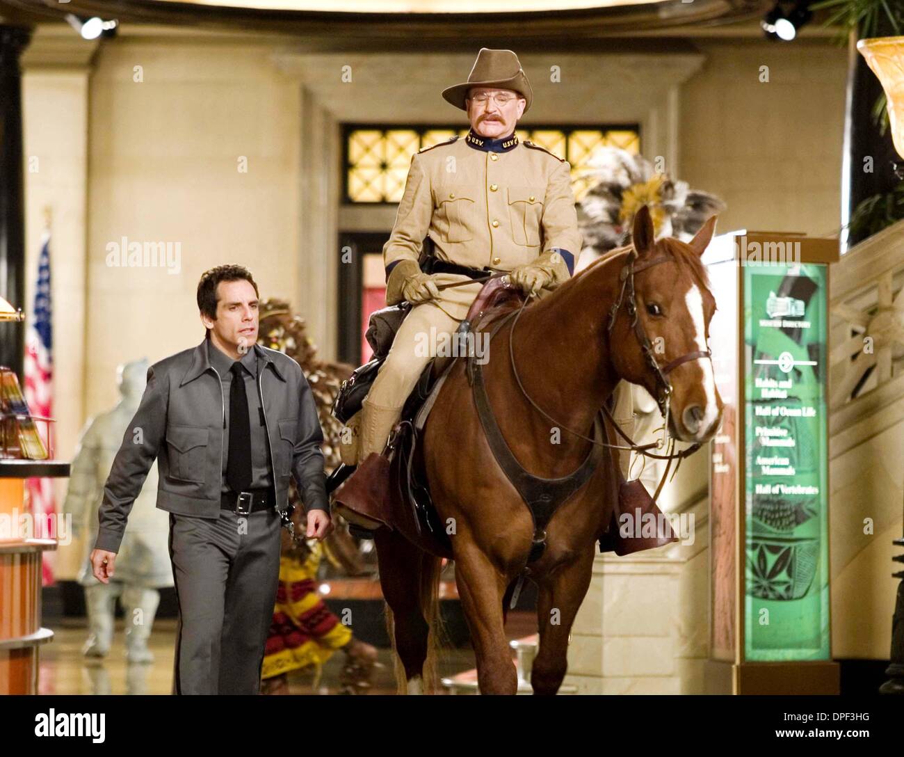 Dec 27 2006 K51173ES NIGHT AT THE MUSEUM TV FILM STILLS 